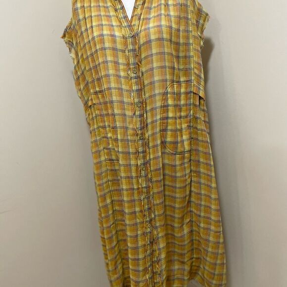 New Free People Isabelle Plaid Maxi top size S and XS - Picture 5 of 12